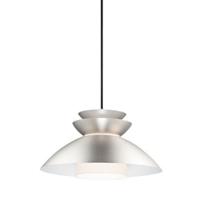 Maxim Lighting Nordic 1 - Light Pendant in  Brushed Platinum - 1 of 2