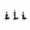 Sagebrook Home Set of 3 Women Yoga Figurines - 10" Yoga Ladies - Polyresin Decorative Yoga Sculpture for Home, Office, Spa - 2 of 4
