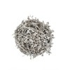 Whisen D4.5" Iced Leaf/Twig Ball, Decorative Hanging Ball Christmas Tree Ornaments, Set of 4 - Silver - 3 of 4