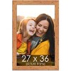 PosterPalooza | Shabby Chic Orange Picture Frame - UV Acrylic, Foam Board Backing, Hanging Hardware - 2 of 4
