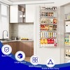 MOEPISY Over the Door Organizer, White 6-Tier Pantry Door Organizer with Adjustable Basket - 4 of 4