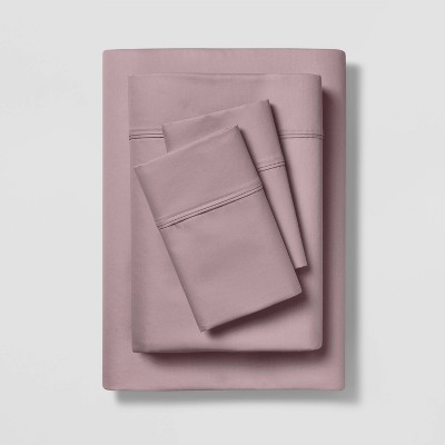 Photo 1 of 400 Thread Count Solid Performance Sheet Set - Threshold