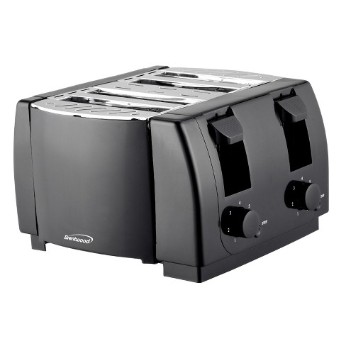 Black And Decker 4-slice Toaster With Extra Wide Slots In Black : Target