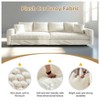 KTMBDW 102.4" Sofa Couch, Comfy Couches for Living Room, Plush Corduroy Sofas for Living Room, Tool-Free Setup Deep Seat Sofa - 4 of 4