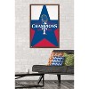 Trends International MLB Texas Rangers - 2023 World Series Team Logo Framed Wall Poster Prints - 2 of 4