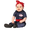 HalloweenCostumes.com Rosie the Riveter Infant Costume - 2 of 3