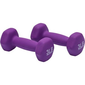 Neoprene Dumbbell Hand Weights for Exercise and Muscle Toning - 1 of 4