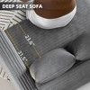 Kumasinova Corduroy Cloud Sofa with Cushions, Convertible Sofa Lounge Chair, Plush Modern 4-Seat Sofa, Easy Assembly, Couches for Living Room - 4 of 4