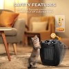 Kismile Electric Space Heater, Portable Heaters for Indoor Use, Engineered for Small Rooms or Offices, Dual Heating modes 750W/1500W - 4 of 4