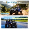 24V 2 Seater Electric UTV Car with Remote Control, 4-Wheeler Suspension, Soft Start, 3 Speeds, Led Lights, Ride on Truck Kids 3-8 Years - 3 of 4