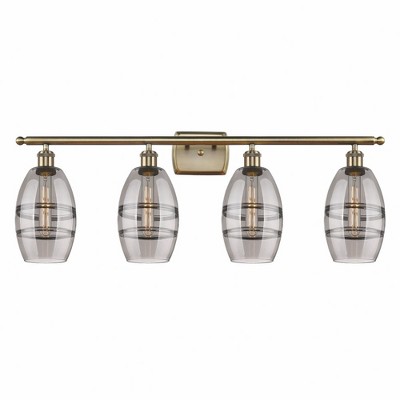 Vaz - 4 Light Bath Vanity In Industrial Style-9.13 Inches Tall and 35.88 Inches Wide