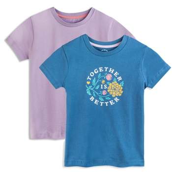 Mightly Girls Fair Trade Organic Cotton Girls Short Sleeve T-Shirt 2-pack