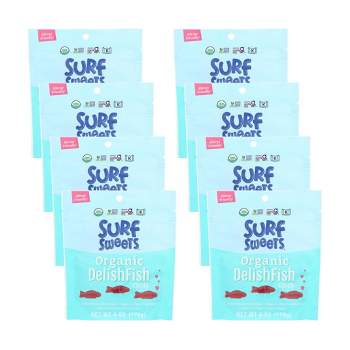Surf Sweets Organic Delishfish Candy - Case of 8/6 oz