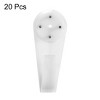 Unique Bargains ABS Non-mark Hook Picture Photo Frame Hangers White 1.97" x 0.83" x 0.51" 20 Pcs - 2 of 3