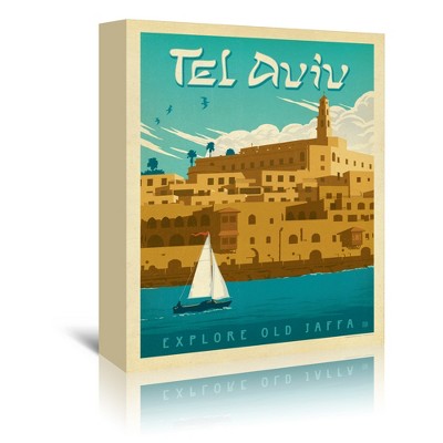 Tel Aviv by Anderson Design Group Wrapped Canvas - Americanflat - 5" x 7"