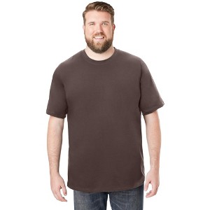 Boulder Creek by KingSize  Heavyweight Jersey Crewneck T-Shirt - 1 of 4