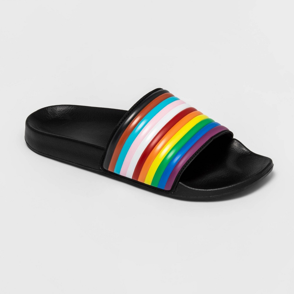 Pride Adult Slide Sandals - Black XXS