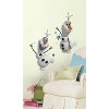 Frozen Olaf The Snow Man Peel and Stick Kids' Wall Decal: RoomMates Vinyl Self-Adhesive, 25 Pieces, Blue, Kids Decor - image 4 of 4