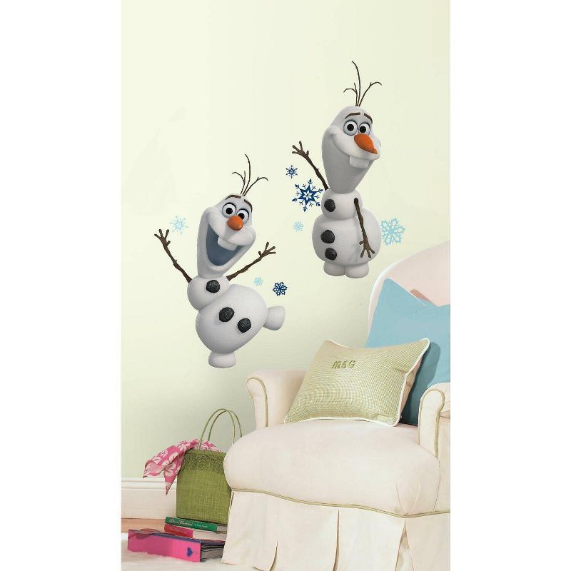 Frozen Olaf The Snow Man Peel and Stick Kids&#39; Wall Decal, 5 of 7