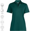 Lands' End Women's Short Sleeve Rapid Dry Sport Neck Polo Shirt - 4 of 4