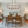 LLHZSY 5-Light Vintage Pendant Ceiling Lights Farmhouse Industrial Chandelier With Crystal Flower-35 2/5" - 4 of 4