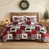 3 Piece Christmas Duvet Cover Bedding Set - 2 of 4