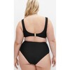 Women's Plus Size Valencia Hi Waist Bikini - black | CITY CHIC - 2 of 4