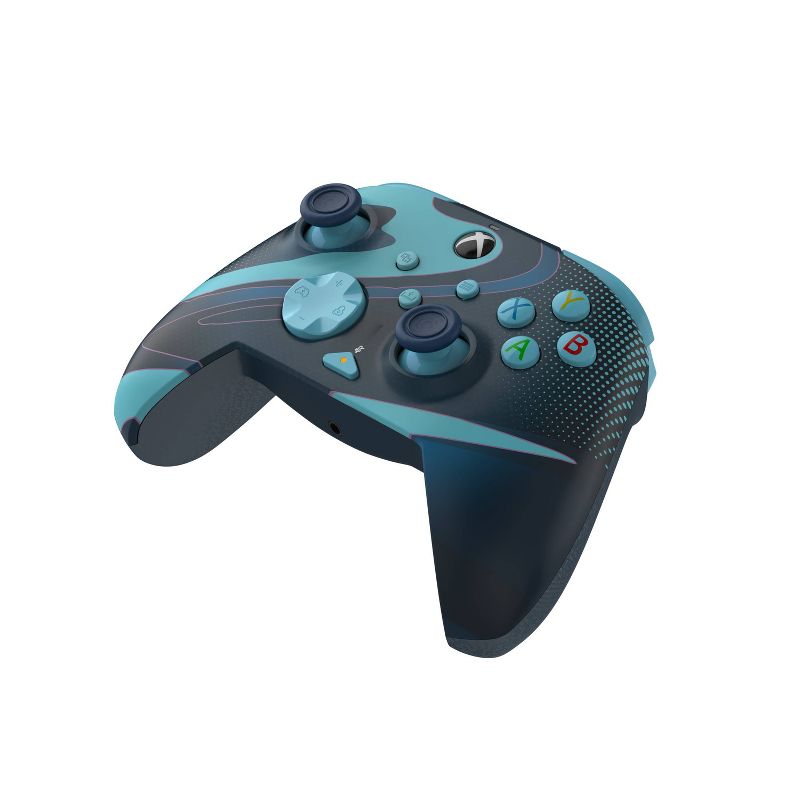 PDP REMATCH GLOW Wired Controller for Xbox Series X|S/Xbox One - Blue Tide, 5 of 15