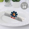 Big Dot of Happiness Fire Up the Grill - Summer BBQ Picnic Party Paper Napkin Holder - Napkin Rings - Set of 24 - 2 of 4