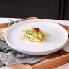 LunaLulinlk Set of 4 Elegant Matte 8" Round Ceramic Restaurant Serving Dinner - 2 of 4