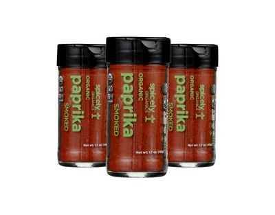 Spicely Organics - Organic Paprika - Smoked - Case of 3/1.7 oz