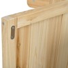 Outdoor Kitchen Island Fir Wood Kitchen Island with Stainless Steel Top, Ample Storage Space - 4 of 4