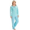 Collections Etc Plaid Flannel Pant Pj Set - 3 of 3