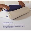 Purple Pillow (with Booster), 3" GelFlex® Grid and Adjust Height Design, White - 4 of 4