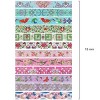 Wrapables Elegant Gold Foil Washi Tape Box Set for Arts & Crafts, Scrapbooking, Stationery, Diary (12 Rolls), Romantic Floral - 4 of 4