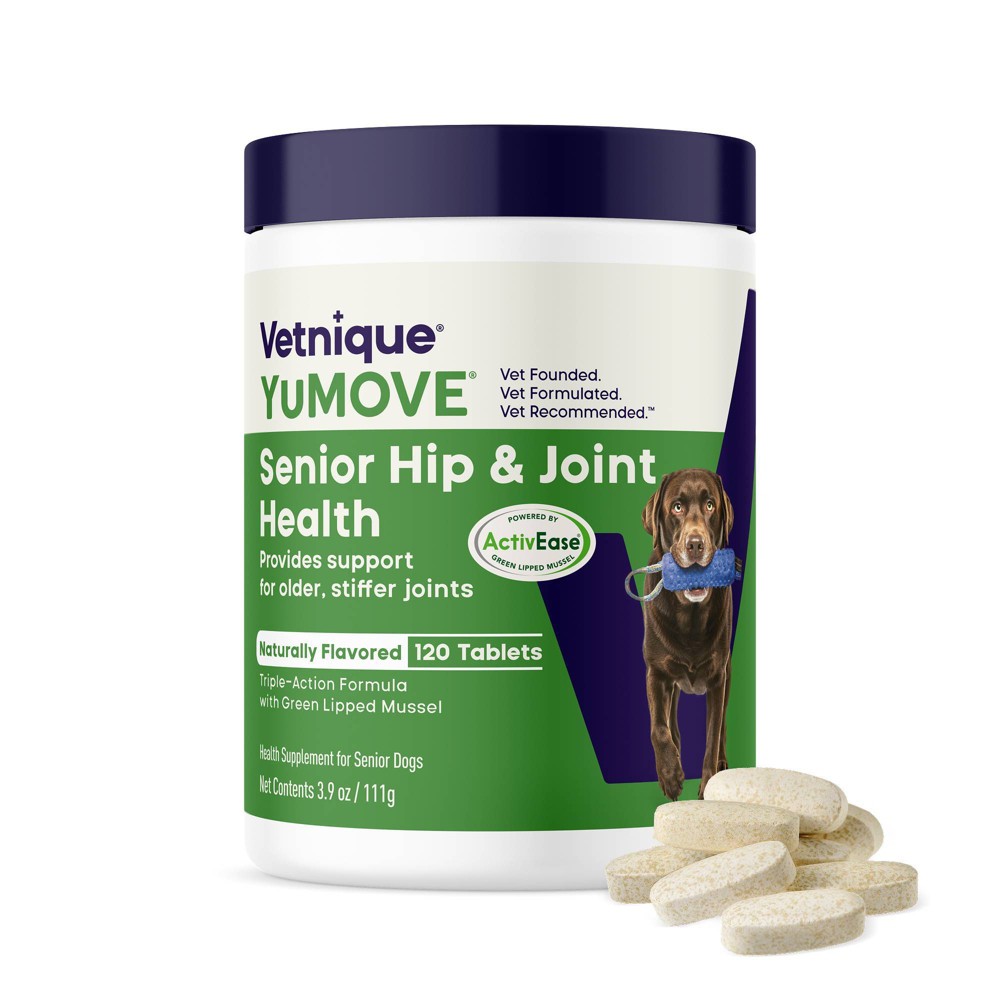 Vetnique YuMOVE Senior Hip and Joint Support - 120 ct