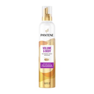 Pantene Pro-V Volume and Body Anti Frizz Hair Mousse - 6.6oz - 1 of 4