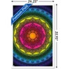 Trends International Delyth Angharad - Rainbow Mandalas Framed Wall Poster Prints - 3 of 4