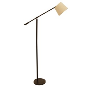 Chloe Adjustable Arm Floor Lamp Bronze (Lamp Only) - Decor Therapy