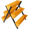 YONWAY Wooden Raised Garden Bed, Wood Outdoor Garden Raised Planter Box with Legs for Vegetables, Backyard, Patio - 2 of 4