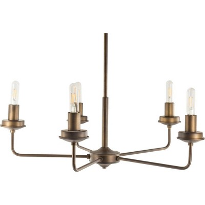 Mark & Day Gaaden 32"H x 33"W x 33"D Traditional Metallic - Bronze Ceiling Lights