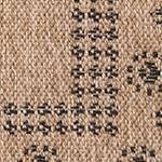 block print border natural