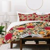 Deny Designs Full/Queen Avenie Yuletide Bright Duvet Cover and Pillow Sham Green - 2 of 4