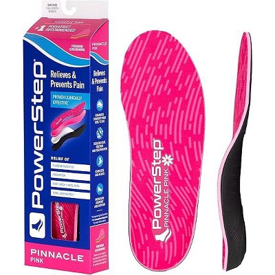 Powerstep 5006-01C Pinnacle Pink (1 Pair), size 8