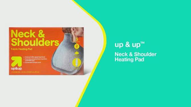 Neck &#38; Shoulder Heating Pad - up &#38; up&#8482;, 2 of 5, play video