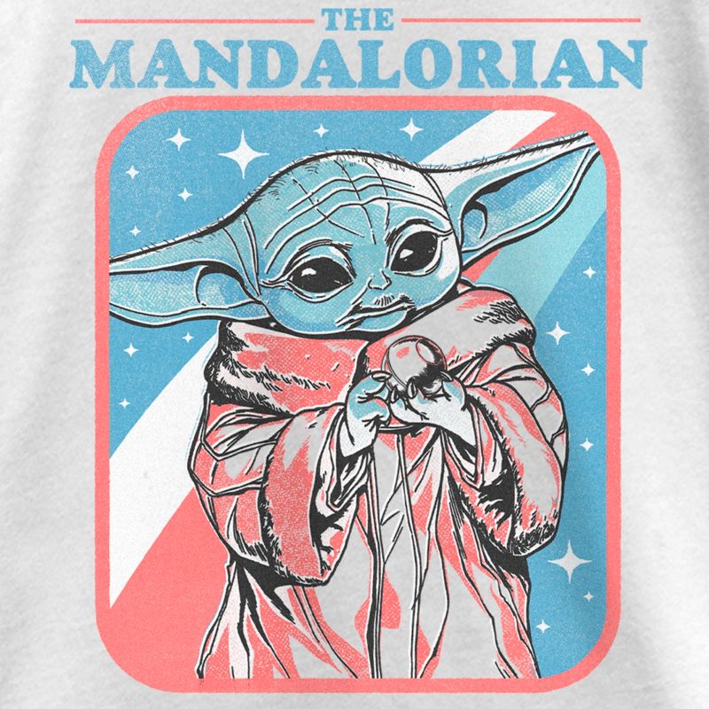 Girl's Star Wars: The Mandalorian Fourth of July Grogu Stars and Stripes T-Shirt, 2 of 5
