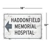 Trick Or Treat Studios Halloween II Haddonfield Memorial Hospital Metal Sign - 4 of 4