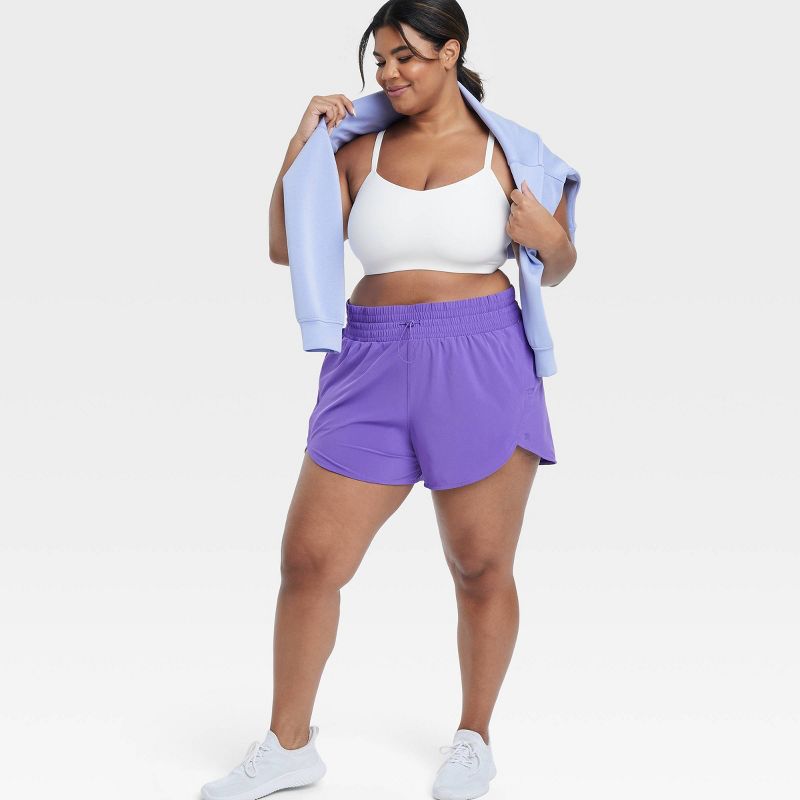 Women's Flex Woven High-Rise Shorts 3" - All In Motion™, 3 of 8