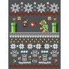 Men's Nintendo Ugly Christmas Mario and Bowser T-Shirt - 2 of 4