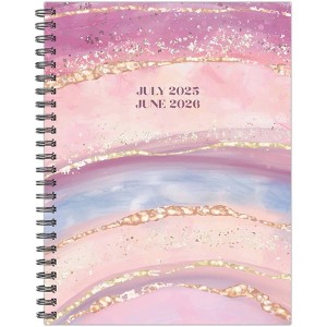 Willow Creek Press Gold Geode Academic July 2025 - June 2026 6.5"x8.5" Weekly Monthly Softcover Planner - 1 of 4